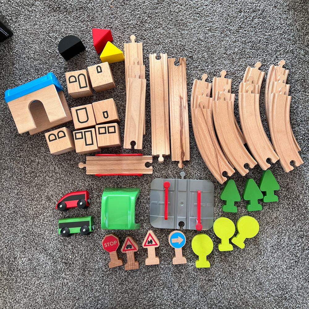 Ikea Wooden Train Set